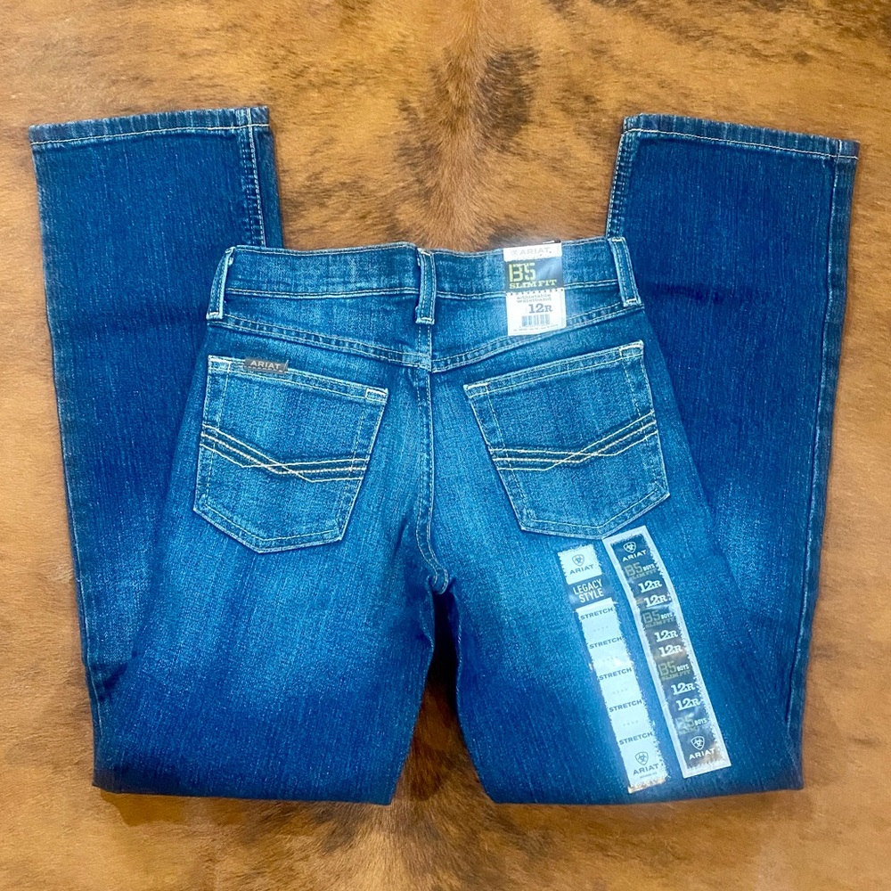 NWT Boys Ariat B5 Western Jeans — Size 12